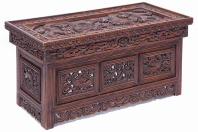 Восточный складной резной стол 78х40, высотой 40см Восточный складной резной стол 78х40, высотой 40см