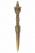 Ритуальный нож Пурба длиной 20,5см золотистого цвета