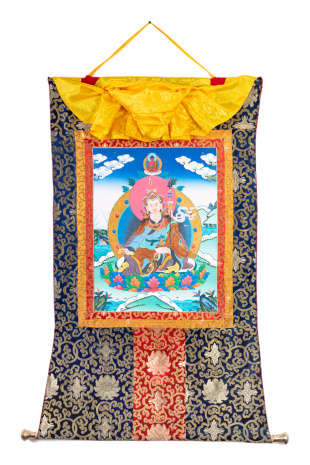 Рисованная Тханка Падмасамбхава (Гуру Ринпоче) 67х111см