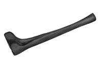 Труба Ганлинг черная из керамики 28см Труба Ганлинг черная из керамики 28см