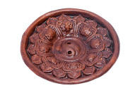 Подставка для благовоний из керамики "8 символов" диаметр 11см Подставка для благовоний из керамики "8 символов" диаметр 11см