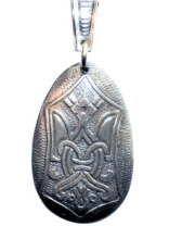 Славянская подвеска из мельхиора "Знак Рюриковичей"