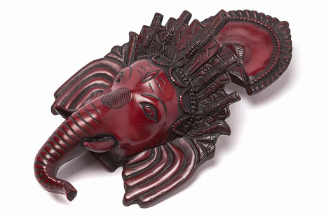 Сувенир из керамики маска Ганеша 28см