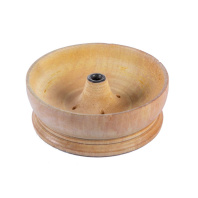 Подставка для благовоний из светлого дерева Лотосная чаша диаметр 6,5см высота 2,5см Подставка для благовоний из светлого дерева Лотосная чаша диаметр 6,5см высота 2,5см