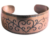 Славянский медный браслет "Златоцвета"