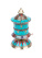 Молитвенный барабан настольный h-14см, украшен бирюзой, кораллом и лазуритом