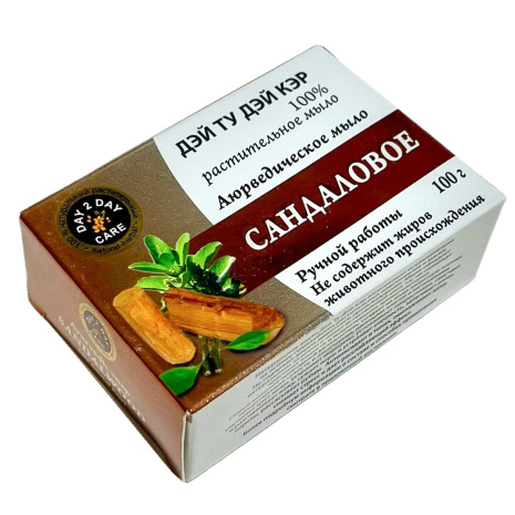 Растительное аюрведическое мыло Сандаловое (Day 2 day care) 100г