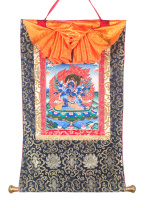 Рисованная Тханка Ваджракилая 54х81см Рисованная Тханка Ваджракилая 54х81см