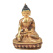 Бронзовая статуя Будда Шакьямуни с прорисованным лицом и покрытием 9см