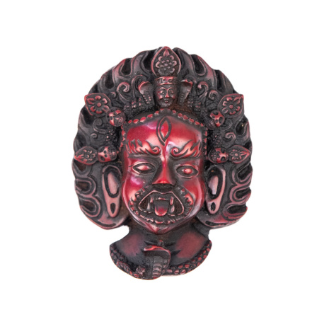 Сувенир из керамики маска Бхайрава 9см