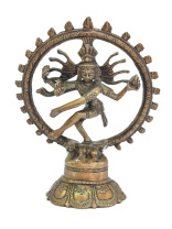 Бронзовая статуя Шива Натараджa (Бог танца) 14,5см