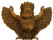 Деревянная статуя Гаруда летящий 20х31см