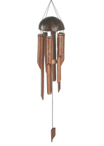 Восточное украшение Музыка ветра из бамбука высота 83см Восточное украшение Музыка ветра из бамбука высота 83см