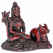 Сувенир из керамики Шива с Нанди 8,5см