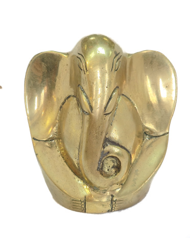 Латунная статуя Ганеша 9см