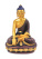 Сувенир из искусственного камня Будда Шакьямуни (золотой) расписной 14см украшен драконами