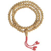 Буддийские четки 108 бусин из семян Лотоса диаметр 7мм Буддийские четки 108 бусин из семян Лотоса диаметр 7мм