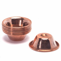 Чашечки для подношений из меди диаметр 8см Чашечки для подношений из меди диаметр 8см