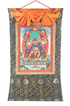 Рисованная Тханка Калачакра 70х108см Рисованная Тханка Калачакра 70х108см
