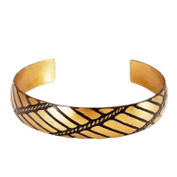 Славянский браслет из латуни "Нива"