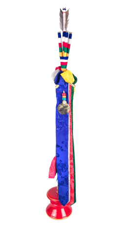 Дадар ритуальная стрела длиной 75см на подставке