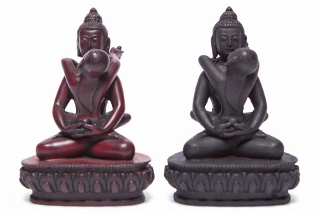 Сувенир из керамики Будда в союзе (Самантабхадра) 13см