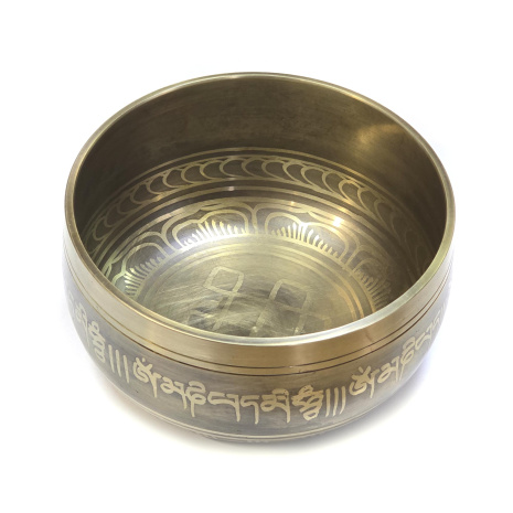 Литая тибетская поющая чаша форма &amp;quot;Японская&amp;quot; диаметр 13см