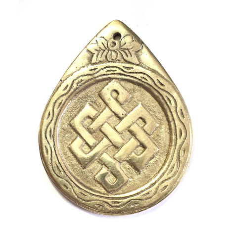 Тибетская подвеска Узел Бесконечности размеры 7,0 х5,5см