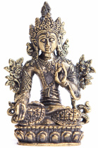 Металлические статуэтки Белая Тара 5см