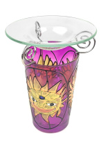 Восточная стеклянная аромалампа Солнышко высота 14см Восточная стеклянная аромалампа Солнышко высота 14см