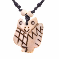 Амулет из кости Сова Амулет из кости Сова