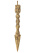Ритуальный нож Пурба длиной 20см бронза золотистого цвета
