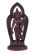 Сувенир из керамики Падмани Локешвара (Держатель лотоса) с ореолом 18см