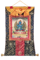 Рисованная Тханка Ваджрадхара 55х80см Рисованная Тханка Ваджрадхара 55х80см