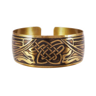 Славянский браслет из латуни "Кельтские драконы"