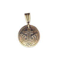 Подвеска с символикой, латунь