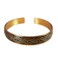 Славянский браслет из латуни "Шелонь"
