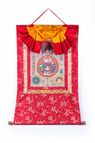 Рисованная Тханка Астрологическая диаграмма Сипахо 73х93см Рисованная Тханка Астрологическая диаграмма Сипахо 73х93см