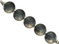 Славянский браслет из латуни "Огненная лисица"