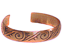 Славянский медный браслет "Рассвет"