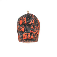 Тибетская подвеска с выпуклым рельефным изображением божеств 4х3см