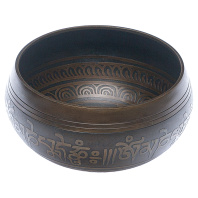 Литая тибетская поющая чаша диаметр 13см