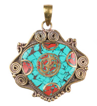 Тибетская подвеска "Сердце 2"