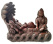 Сувенир из керамики Вишну и Лакшми высота 17см, длина 16см (средний размер)