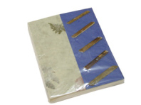 Восточный блокнот декорирован деревом 14х11см