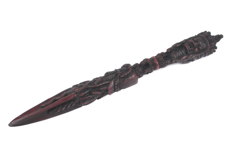 Ритуальный нож Пурба из керамики длиной 36см