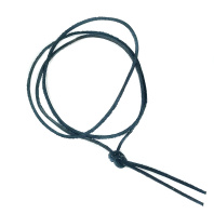 Ремешок черный натуральная кожа диаметр 0,2мм длина 85см