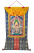 Баннерная тханка Будда Шакьямуни в шелковой обшивке 98х136см