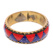 Тибетское кольцо с камененными вставками