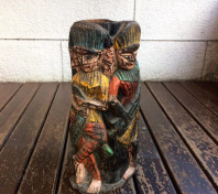 Восточная ваза деревянная ручной работы Восточная ваза деревянная ручной работы